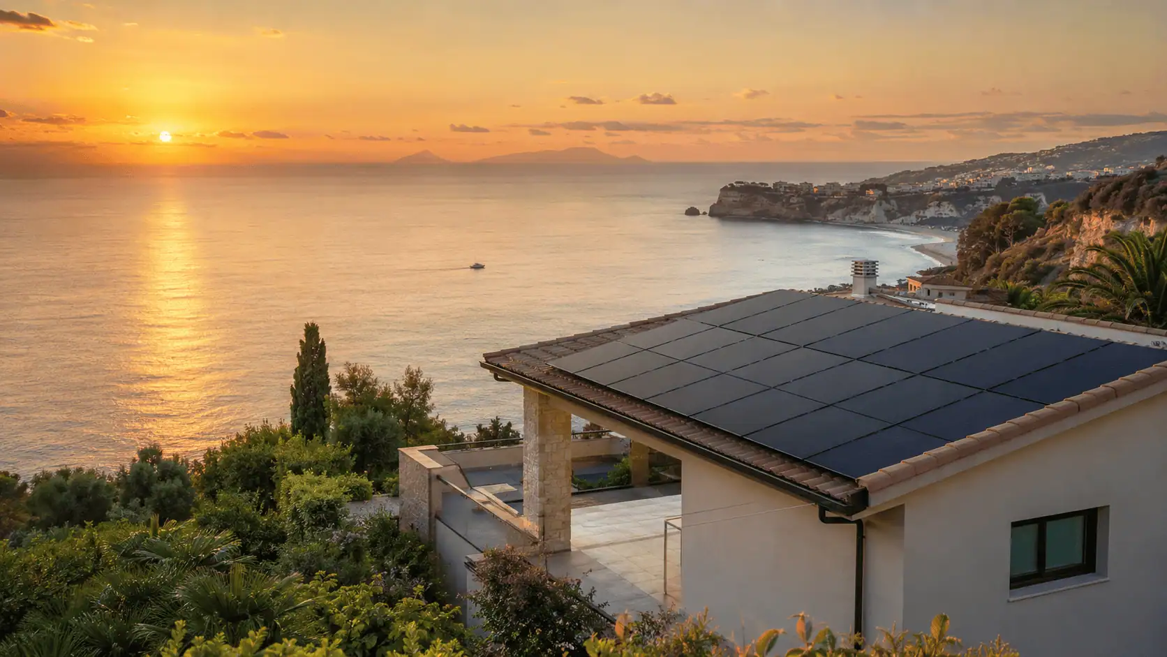 Impianto fotovoltaico da 6 kW su tetto a Vibo Valentia